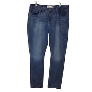 Levi Strauss Signature Mid-Rise Straight Jeans 18